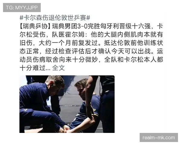 瑞典关键球员伤病情况 瑞典关键球员伤病情况